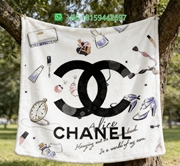 Chanel Throw Blankets